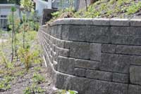 Patterned Retaining Wall Patterned Retaining Wall
